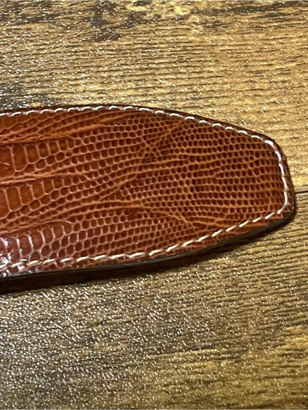 Vintage WCM New York Brown Leather Women’s Belt Size S NWOT